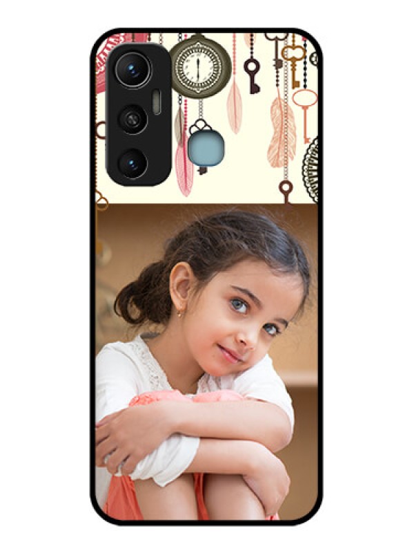 Custom Infinix Hot 11 Custom Metal Phone CaseBoho Style Design