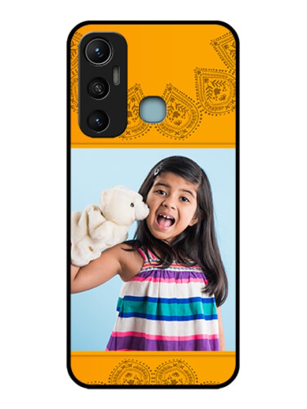 Custom Infinix Hot 11 Custom Metal Phone CasePhoto Wedding Design