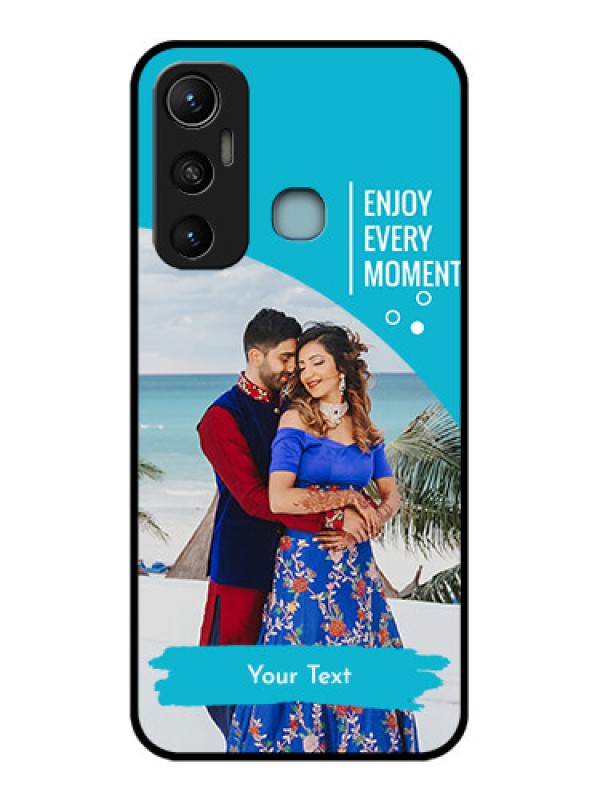 Custom Infinix Hot 11 Custom Metal Phone CaseHappy Moment Design
