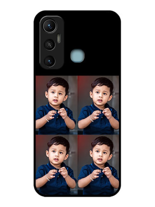 Custom Infinix Hot 11 Custom Metal Phone Case4 Image Holder Design