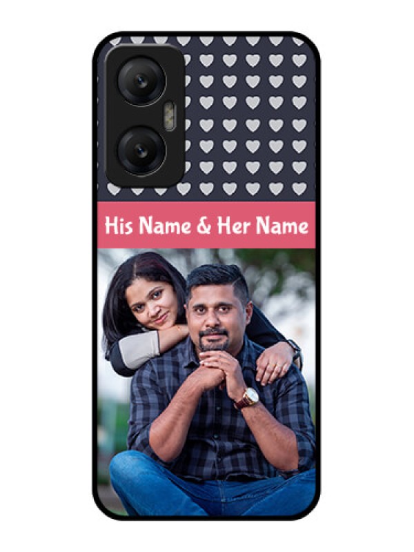 Custom Infinix Hot 20 5G Custom Metal Phone CaseLove Symbols Design