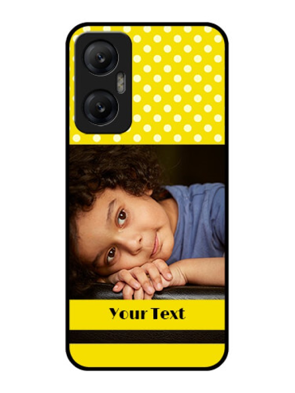 Custom Infinix Hot 20 5G Custom Metal Phone CaseBright Yellow Case Design