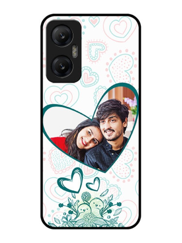 Custom Infinix Hot 20 5G Custom Metal Phone CasePremium Couple Design