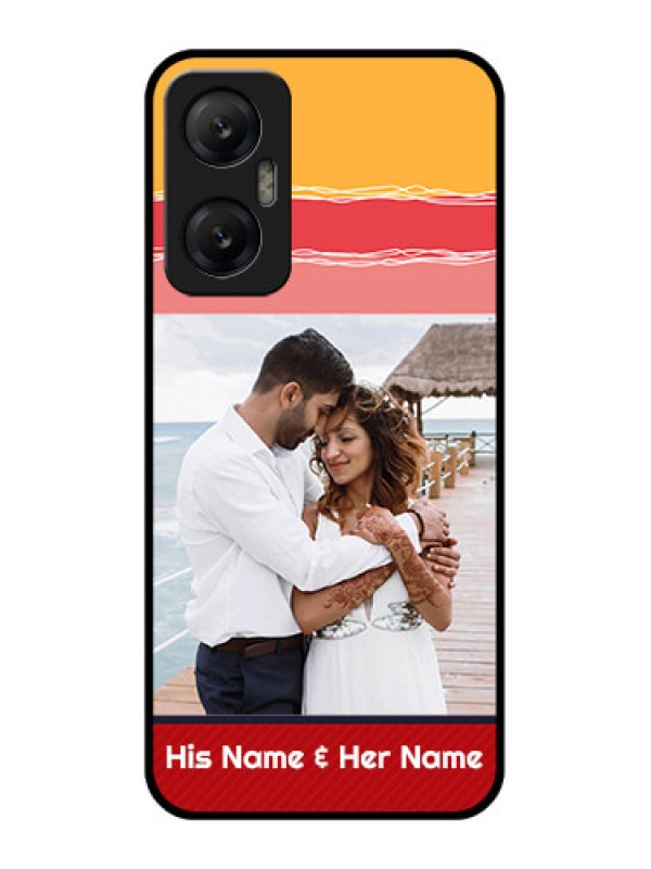 Custom Infinix Hot 20 5G Custom Metal Phone CaseColorful Case Design