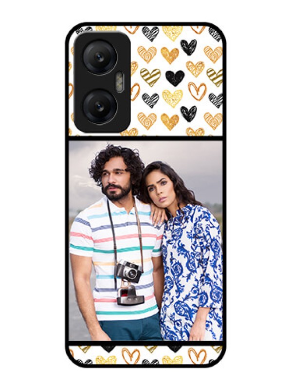 Custom Infinix Hot 20 5G Custom Metal Phone CaseLove Symbol Design