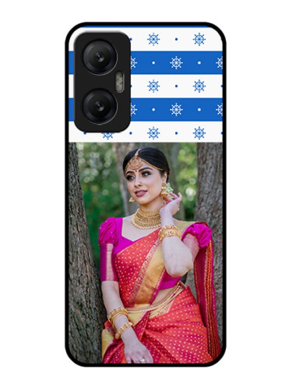 Custom Infinix Hot 20 5G Custom Metal Phone CaseSnow Pattern Design