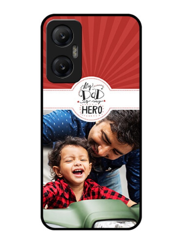 Custom Infinix Hot 20 5G Custom Metal Phone CaseMy Dad Hero Design