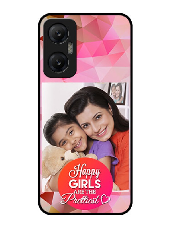 Custom Infinix Hot 20 5G Custom Metal Phone CaseAbstract Triangle Design