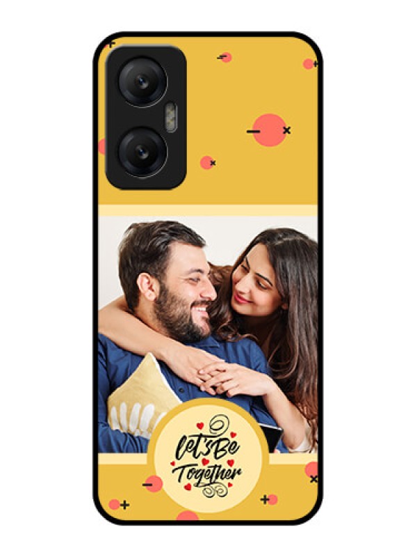 Custom Infinix Hot 20 5G Custom Metal Phone CaseLets Be Together Design