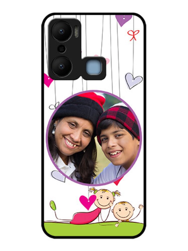 Custom Infinix Hot 20 Play Custom Metal Phone CaseCute Kids Phone Case Design