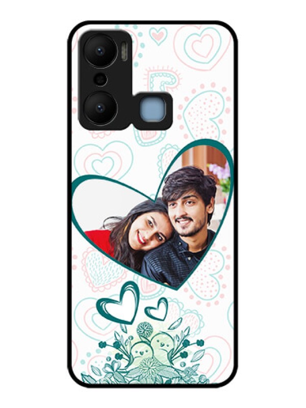 Custom Infinix Hot 20 Play Custom Metal Phone CasePremium Couple Design