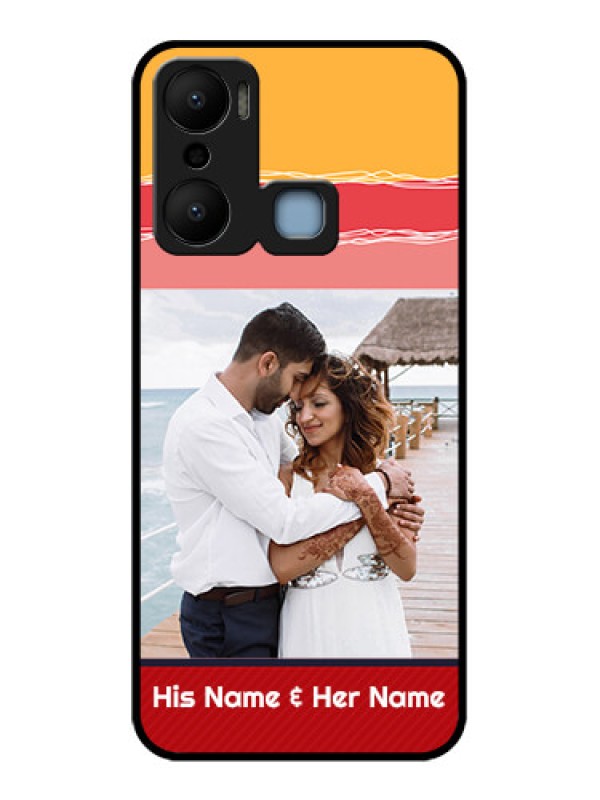 Custom Infinix Hot 20 Play Custom Metal Phone CaseColorful Case Design