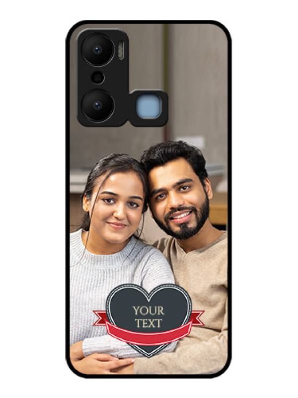 Custom Infinix Hot 20 Play Custom Metal Phone CaseJust Married Couple Design