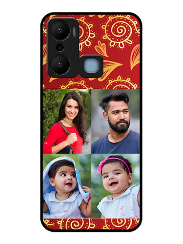 Custom Infinix Hot 20 Play Custom Metal Phone Case4 Image Traditional Design