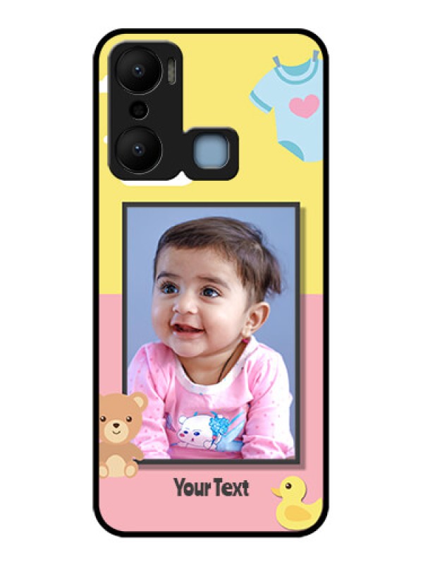 Custom Infinix Hot 20 Play Custom Metal Phone CaseKids 2 Color Design