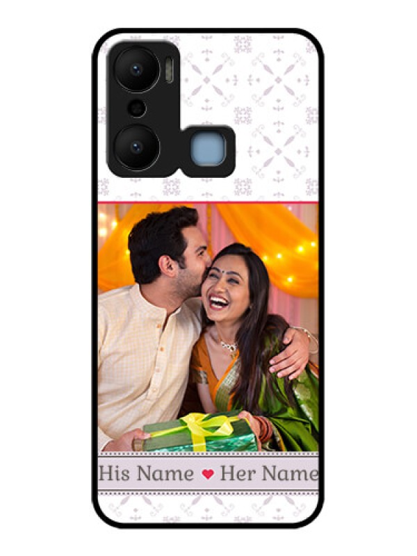 Custom Infinix Hot 20 Play Custom Metal Phone CaseWith Photo And Ethnic Design