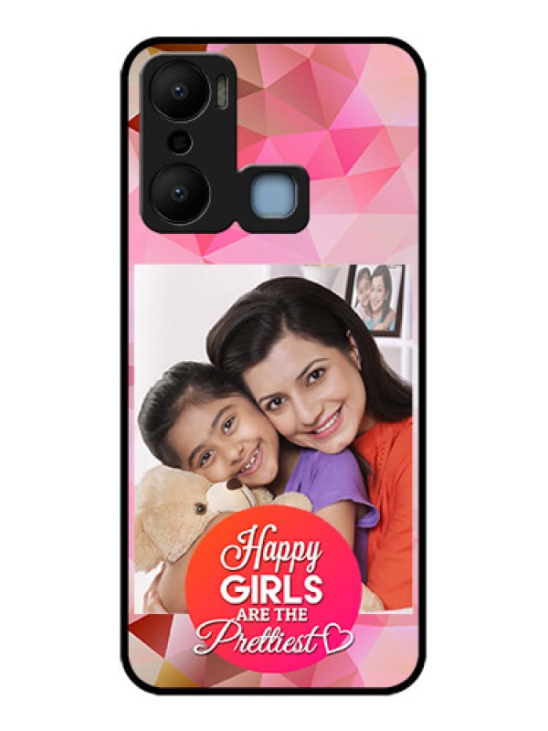 Custom Infinix Hot 20 Play Custom Metal Phone CaseAbstract Triangle Design