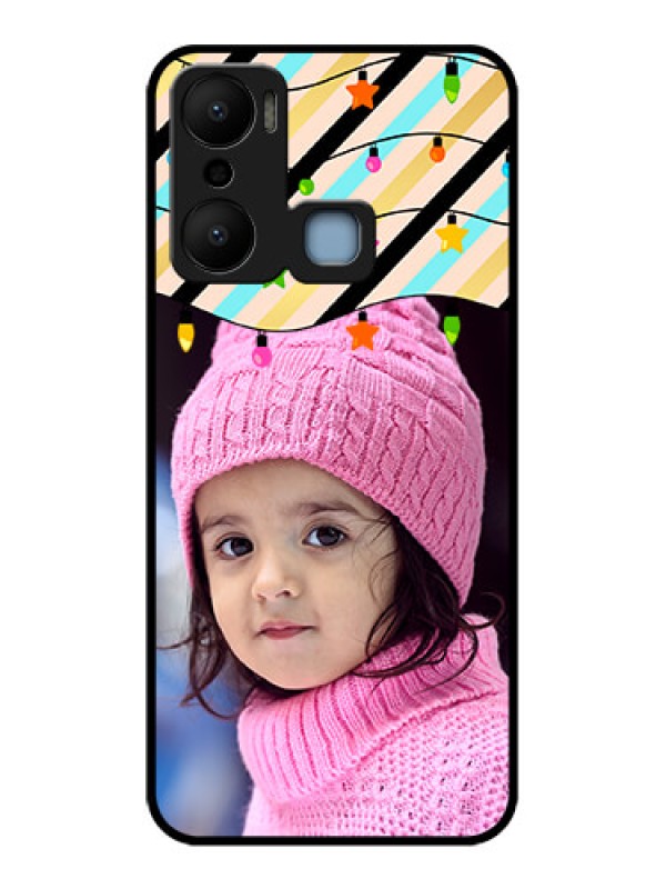 Custom Infinix Hot 20 Play Custom Metal Phone CaseLights Hanging Design