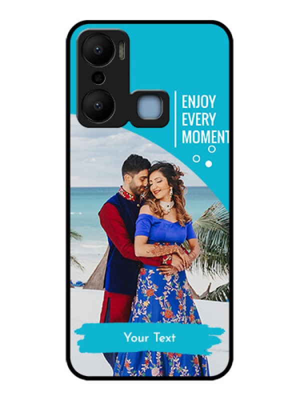 Custom Infinix Hot 20 Play Custom Metal Phone CaseHappy Moment Design