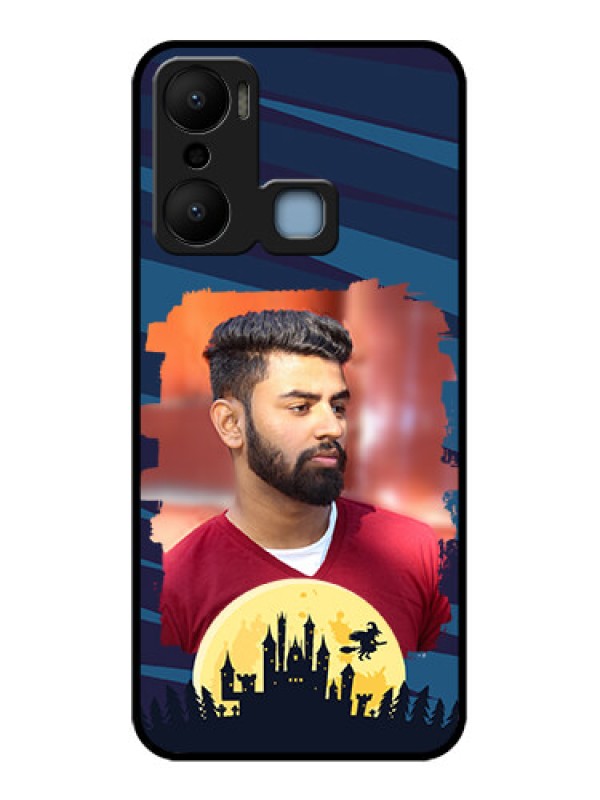 Custom Infinix Hot 20 Play Custom Metal Phone CaseHalloween Witch Design