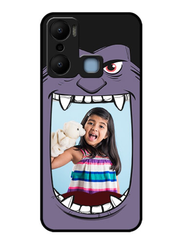 Custom Infinix Hot 20 Play Custom Metal Phone CaseAngry Monster Design