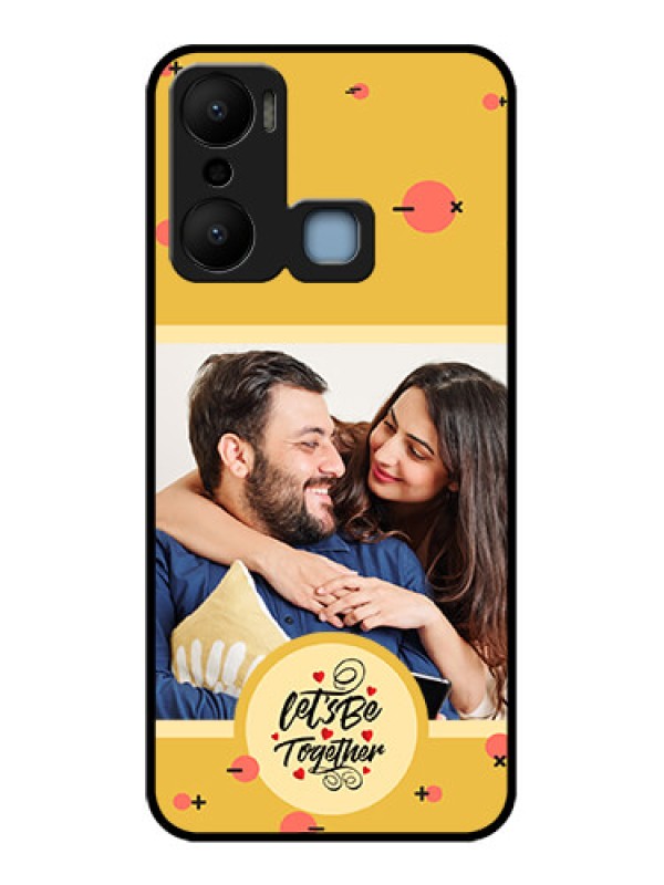 Custom Infinix Hot 20 Play Custom Metal Phone CaseLets Be Together Design