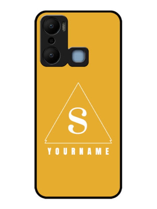 Custom Infinix Hot 20 Play Custom Metal Phone CaseSimple Triangle Design