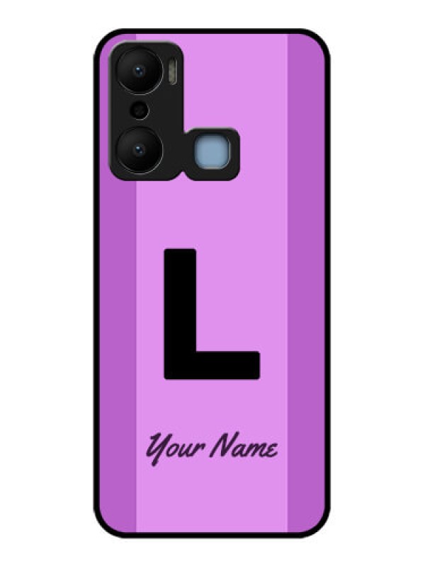 Custom Infinix Hot 20 Play Custom Metal Phone CaseTricolor Custom Text Design