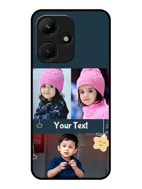 Custom Infinix Hot 30I Custom Metal Phone CaseHanging Stars Design