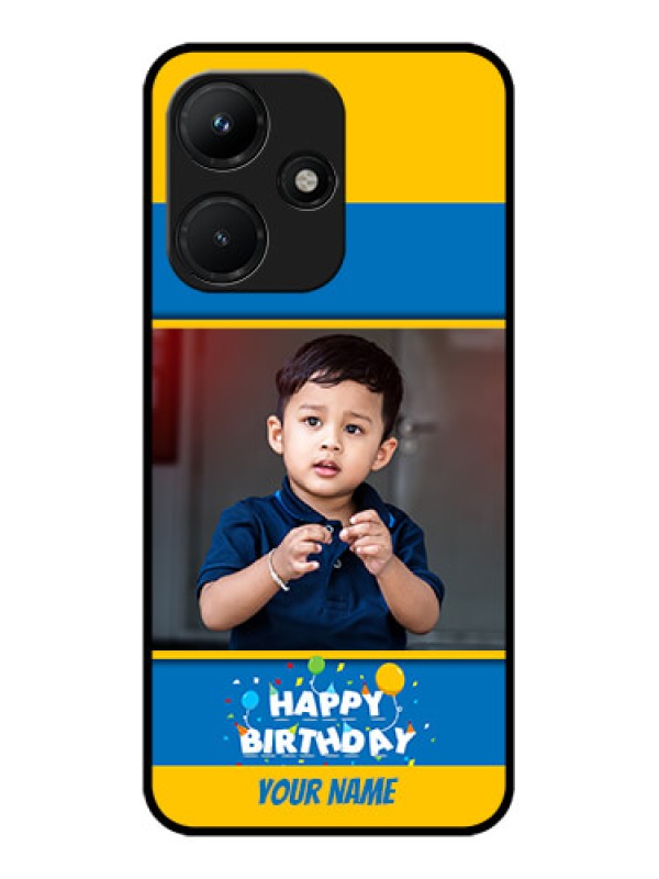 Custom Infinix Hot 30I Custom Metal Phone CaseBirthday Wishes Design