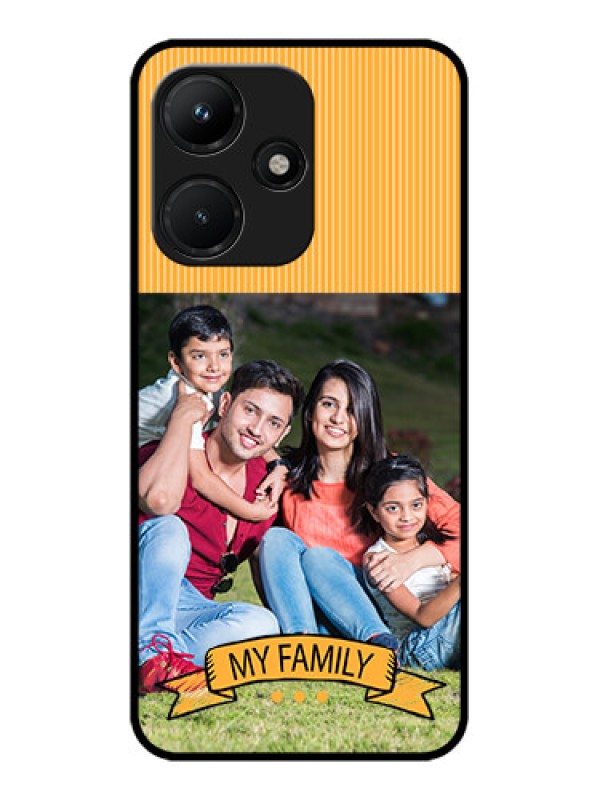 Custom Infinix Hot 30I Custom Metal Phone CaseMy Family Design