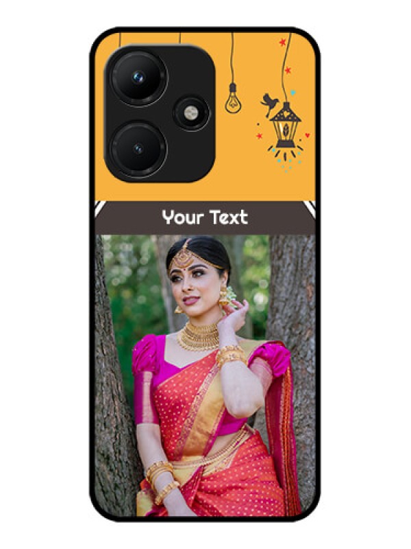 Custom Infinix Hot 30I Custom Metal Phone CaseWith Family Picture And Icons