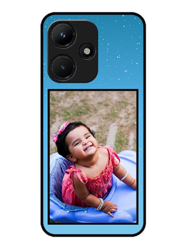 Custom Infinix Hot 30I Custom Metal Phone CaseWave Pattern Colorful Design