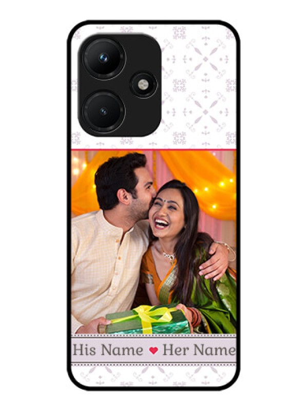 Custom Infinix Hot 30I Custom Metal Phone CaseWith Photo And Ethnic Design