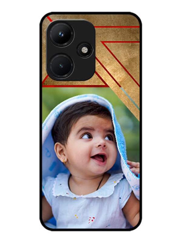 Custom Infinix Hot 30I Custom Metal Phone CaseGradient Abstract Texture Design