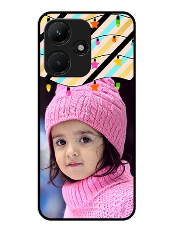 Custom Infinix Hot 30I Custom Metal Phone CaseLights Hanging Design