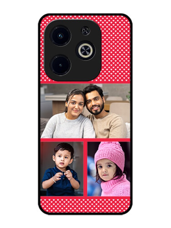 Custom Infinix Hot 40I Custom Metal Phone CaseBulk Photo Upload Design