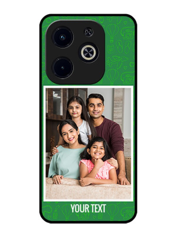 Custom Infinix Hot 40I Custom Metal Phone CasePicture Upload Design