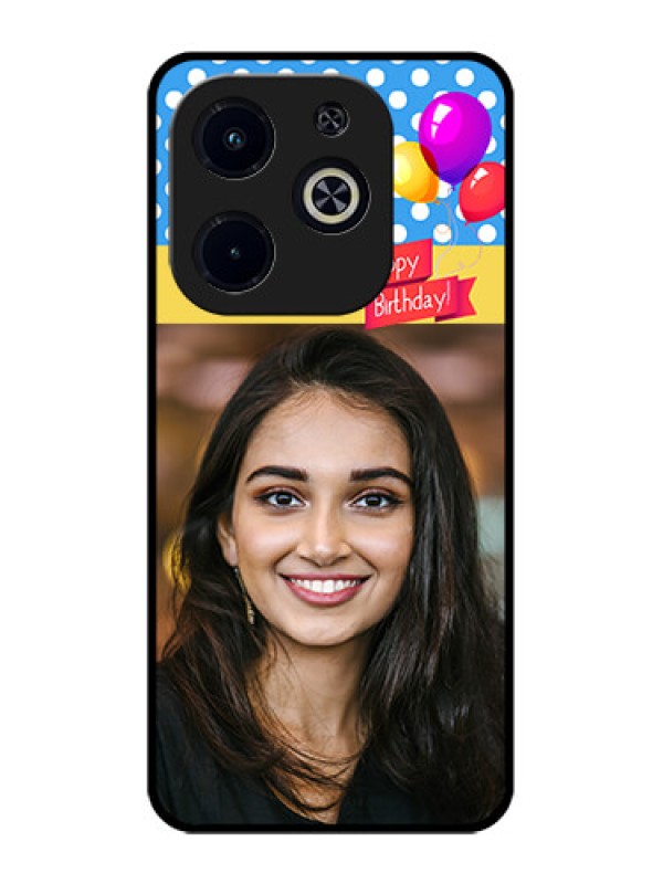 Custom Infinix Hot 40I Custom Metal Phone CaseHappy Birthday Design