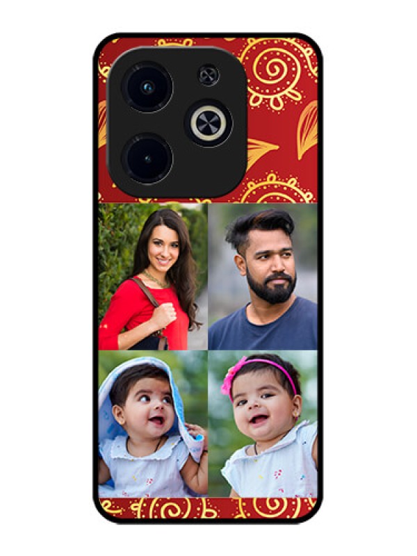 Custom Infinix Hot 40I Custom Metal Phone Case4 Image Traditional Design