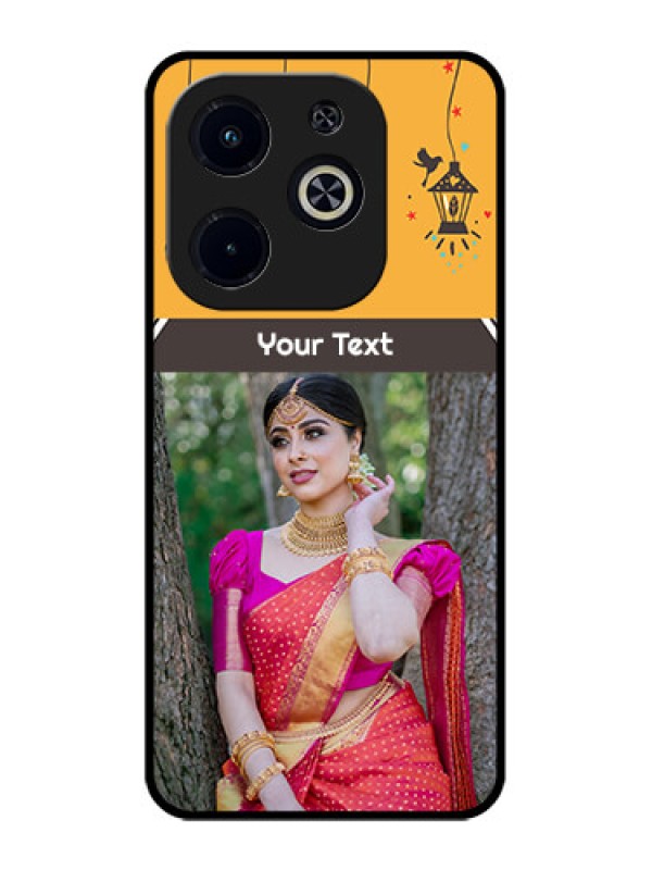 Custom Infinix Hot 40I Custom Metal Phone CaseWith Family Picture And Icons