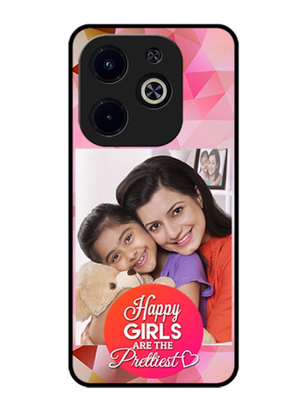 Custom Infinix Hot 40I Custom Metal Phone CaseAbstract Triangle Design