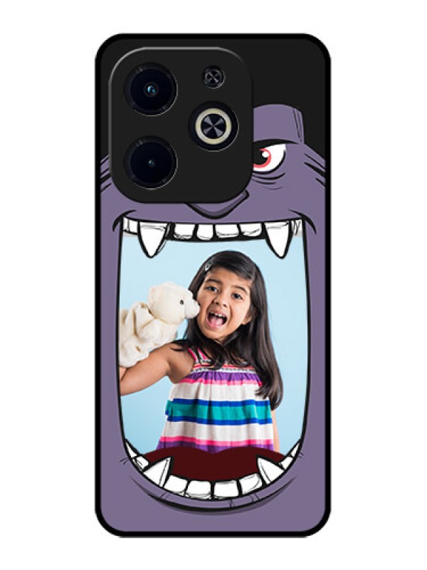 Custom Infinix Hot 40I Custom Metal Phone CaseAngry Monster Design