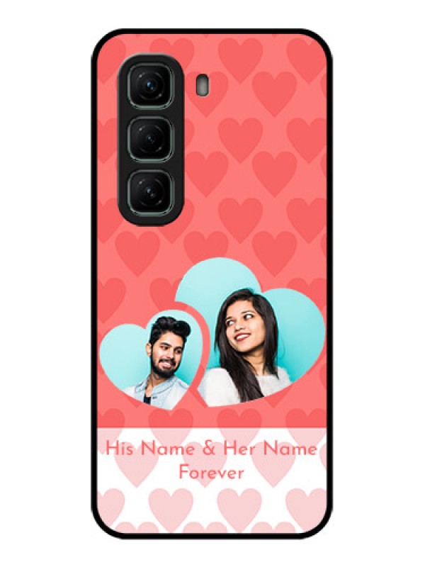 Custom Infinix Hot 50 5G Custom Metal Phone CaseCouple Pic Upload Design