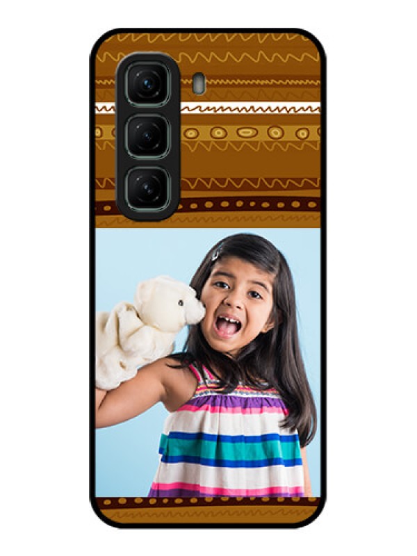 Custom Infinix Hot 50 5G Custom Metal Phone CaseFriends Picture Upload Design