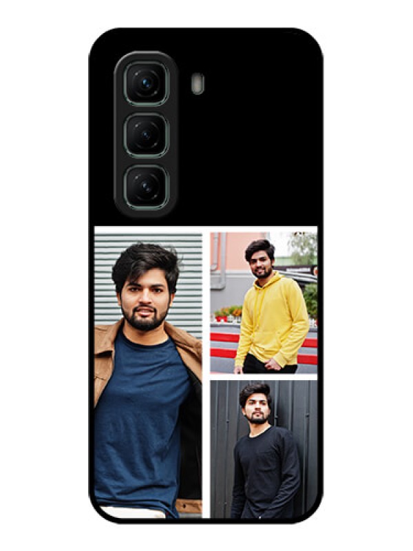 Custom Infinix Hot 50 5G Custom Metal Phone CaseUpload Multiple Picture Design