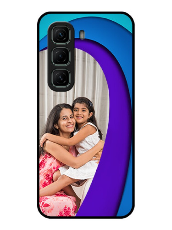 Custom Infinix Hot 50 5G Custom Metal Phone CaseSimple Pattern Design