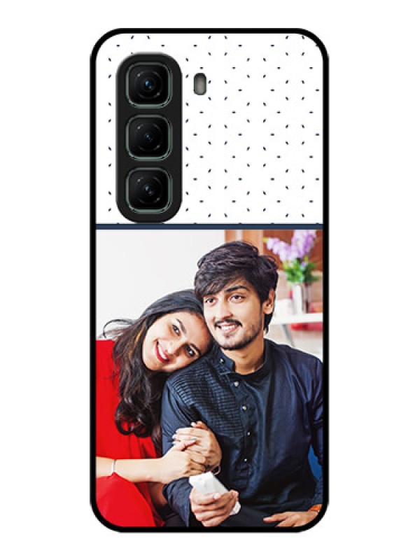 Custom Infinix Hot 50 5G Custom Metal Phone CasePremium Dot Design