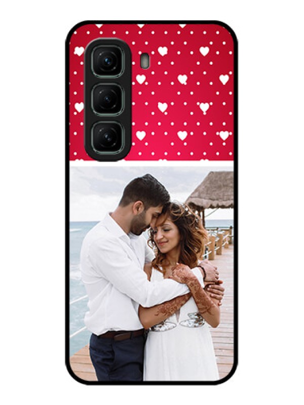 Custom Infinix Hot 50 5G Custom Metal Phone CaseHearts Mobile Case Design