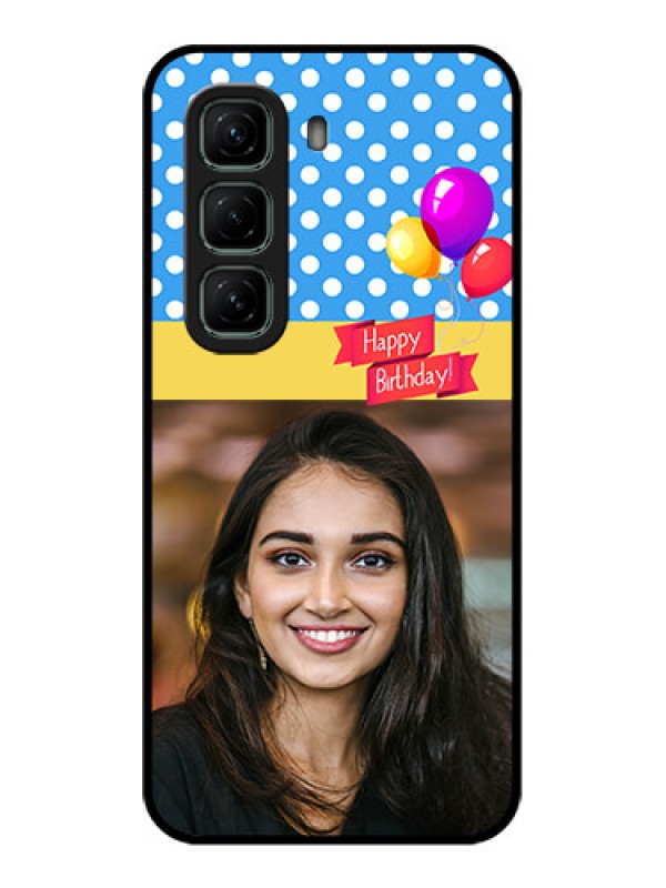 Custom Infinix Hot 50 5G Custom Metal Phone CaseHappy Birthday Design